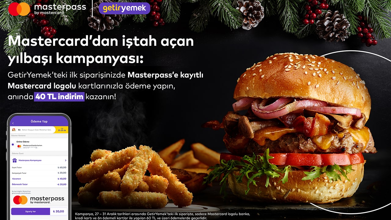 Mastercard GetirYemek Kampanyası