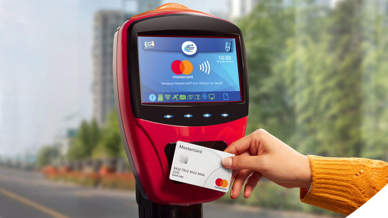 mastercard temassiz odeme toplu tasima